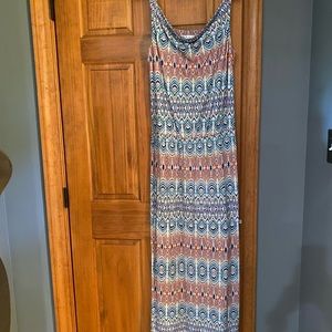 Cabi Aztec Pattern Maxi Dress